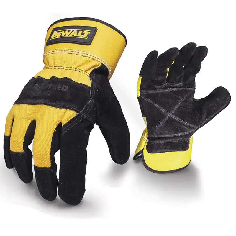 Перчатки DeWALT DPG41L. Универсальные, с кожаной ладонью